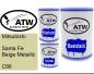 Preview: Mitsubishi, Santa Fe Beige Metallic, C86: 500ml Lackdose + 500ml Klarlack + 250ml Härter - Set, von ATW Autoteile West.